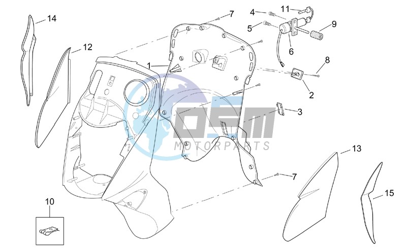 Front body - Internal shield