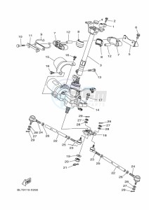 YFM700FWAD GRIZZLY 700 EPS (BLTE) drawing STEERING