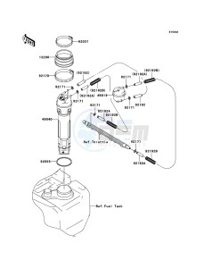 JET SKI STX-15F JT1500-A2 FR drawing Fuel Pump