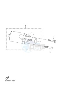 YZF250F YZ250F (BW47) drawing STARTING MOTOR