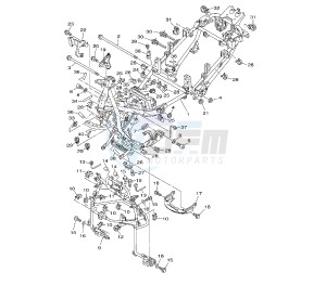 XP T-MAX BLACK MAX-NIGHT MAX 500 drawing FRAME