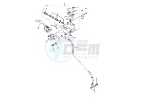 WR F 450 drawing FRONT MASTER CYLINDER