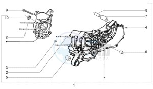 LX 50 4T U.S.A. drawing Crankcase