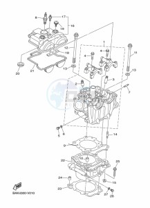 WR250F (BAKJ) drawing CYLINDER