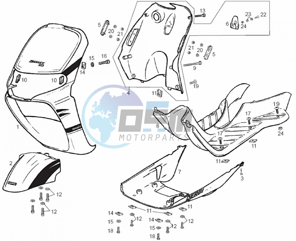 Front body (Positions)