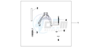 XL700VA drawing MAINSTAND