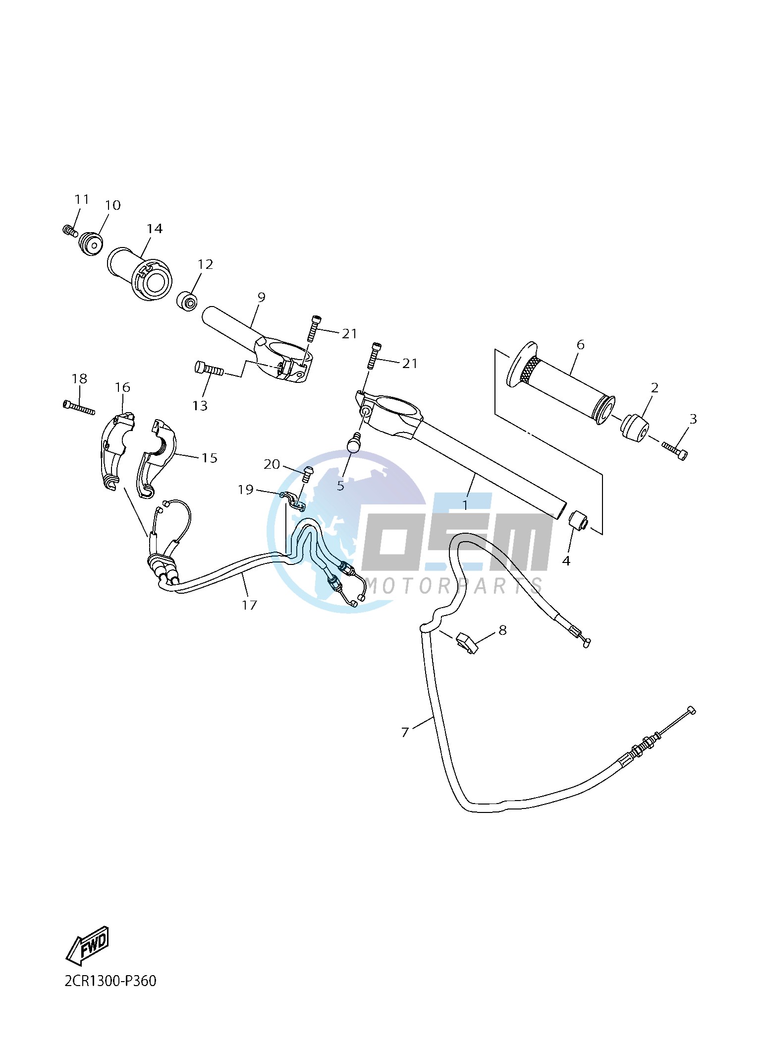 STEERING HANDLE & CABLE