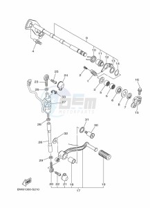 MT-10 MTN1000 (B67J) drawing SHIFT SHAFT