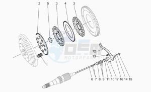 California 1100 EV PI Cat. Alum./Tit. PI Cat. drawing Clutch