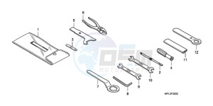 CBR1000RRA Australia - (U) drawing TOOLS