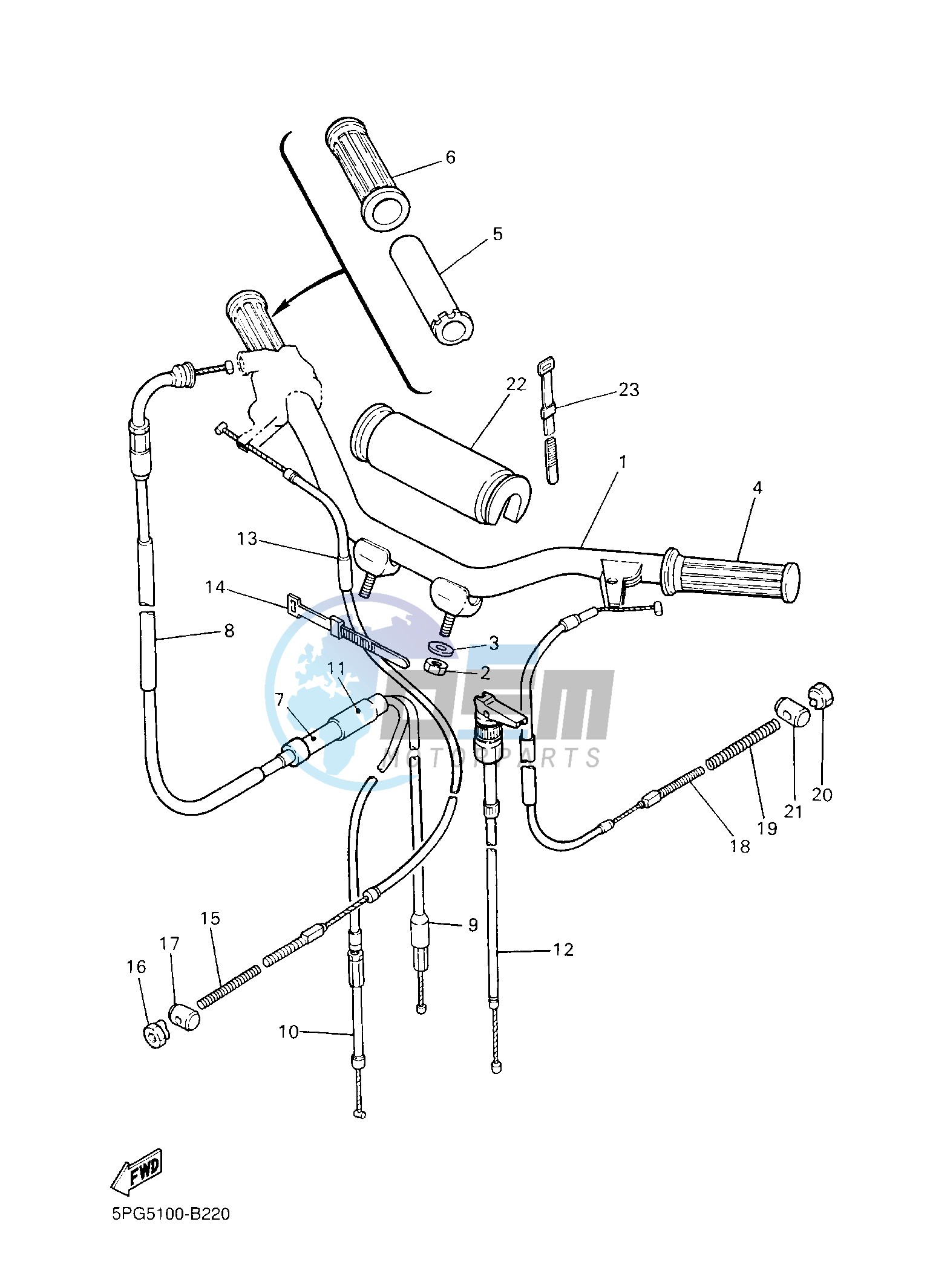 STEERING HANDLE & CABLE