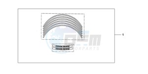 CBR600RA9 Australia - (U / ABS MME) drawing KIT WHEEL STICKER