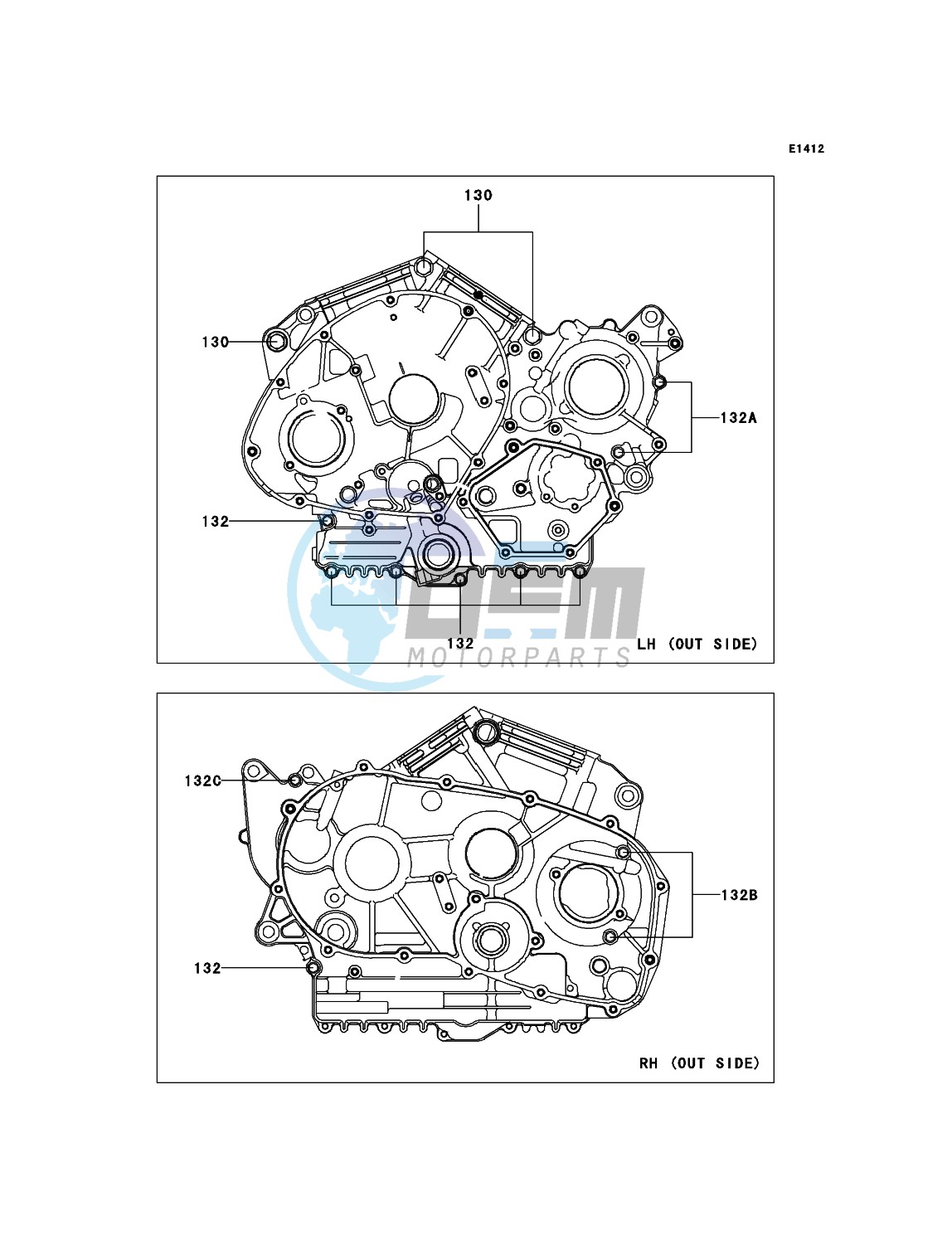 Crankcase Bolt Pattern