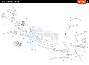 MRT-50-PRO-PRO-GREEN drawing HANDLEBARS