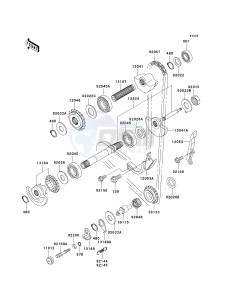 KL 650 A [KLR 650] (A6F-A7F) A7F drawing BALANCER