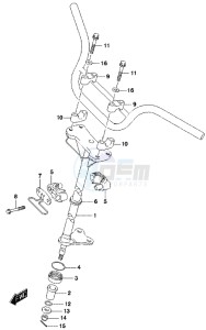 LT-Z90 drawing STEERING SHAFT