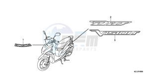 NSC110WHB drawing MARK