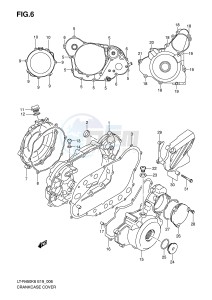 LT-R450 (E19) drawing CRANKCASE COVER