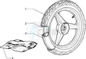 FREE FL 50 drawing Rear Wheel