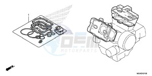 VFR1200XDE CrossTourer - VFR1200X Dual Clutch 2ED - (2ED) drawing GASKET KIT A