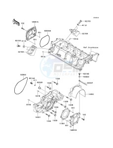 JT 1500 A [STX-15F] (A6F-A9F) A8F drawing ENGINE COVER-- S- --- A7F - A9F- -