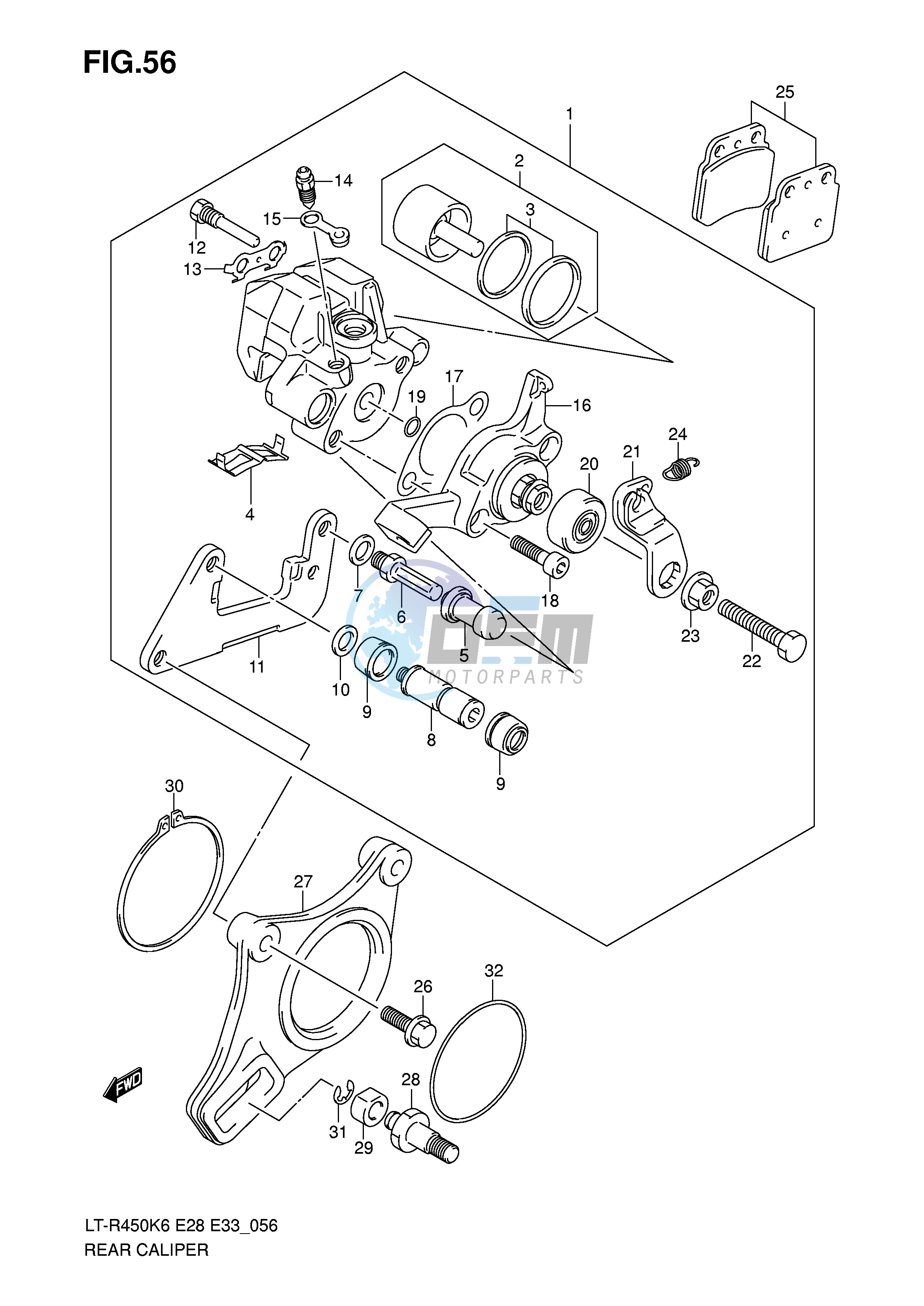 REAR CALIPER