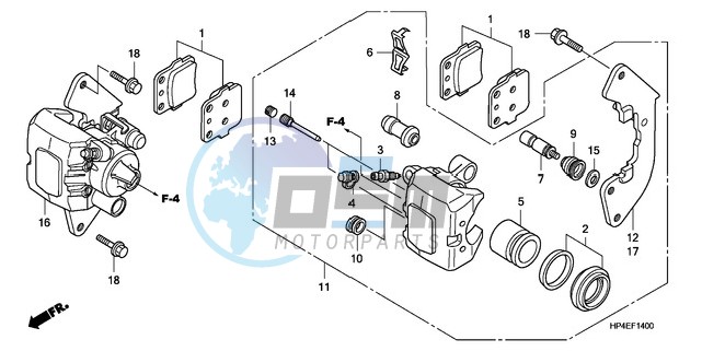 FRONT BRAKE CALIPER