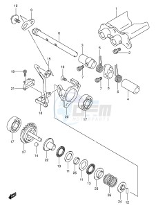 RM125 (E3-E28) drawing EXHAUST VALVE (MODEL K3)