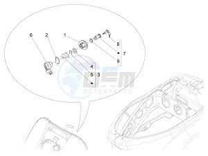 SXL 125 4T 3V drawing Locks