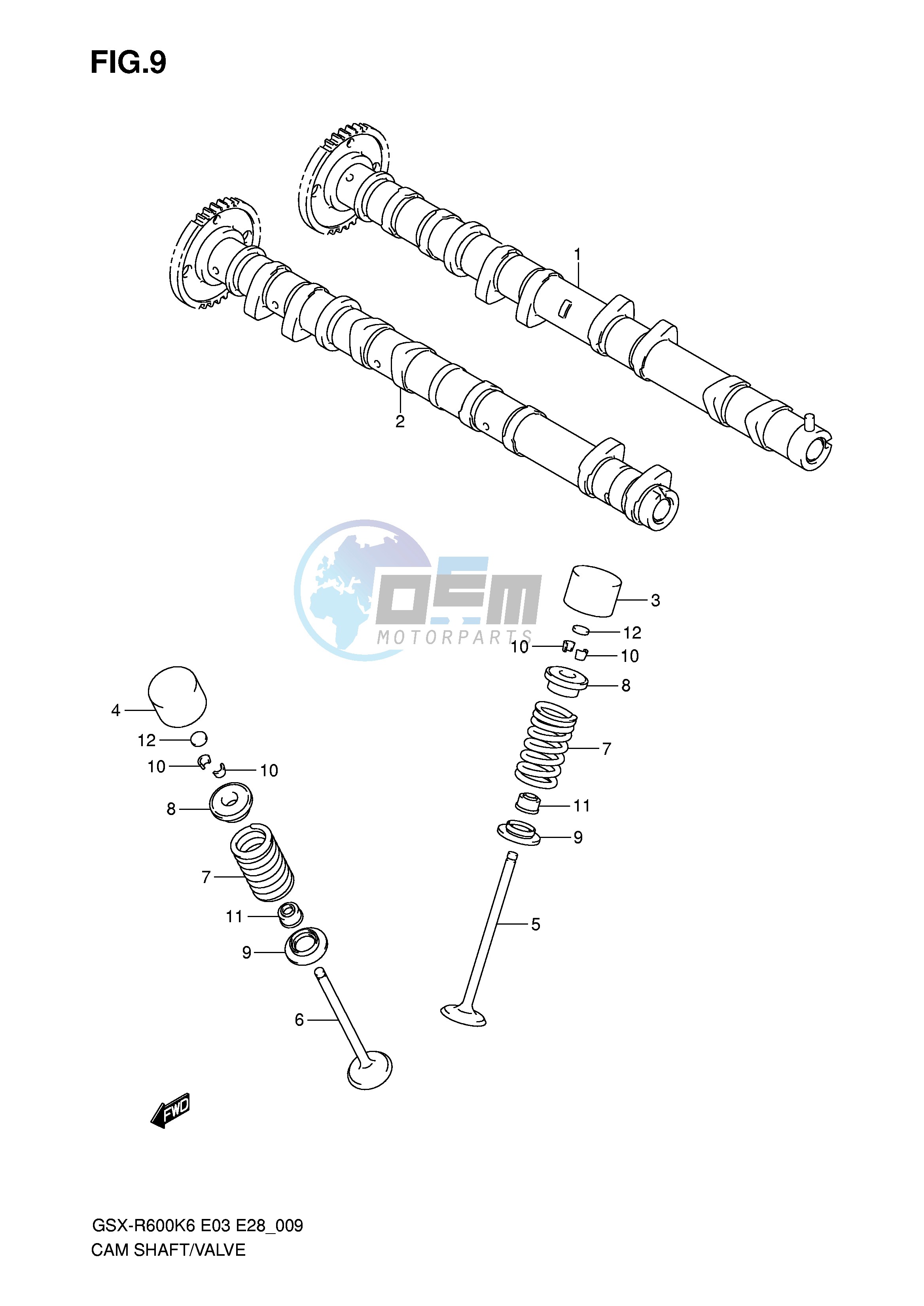 CAM SHAFT - VALVE