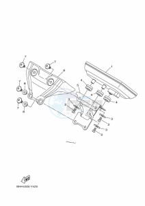 MT-07 MTN690-U (BHH4) drawing METER