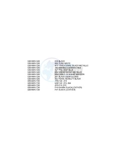 GSX400 (E30) drawing * COLOR CHART *