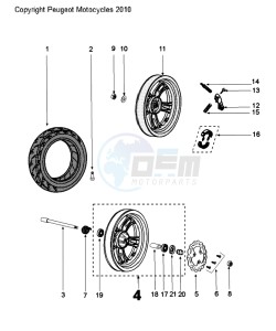 KISBEE SL drawing WHEELS