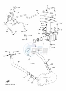 YFM90R (BD3F) drawing INTAKE