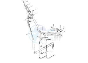 FZS FAZER 600 drawing STEERING HANDLE -CABLE