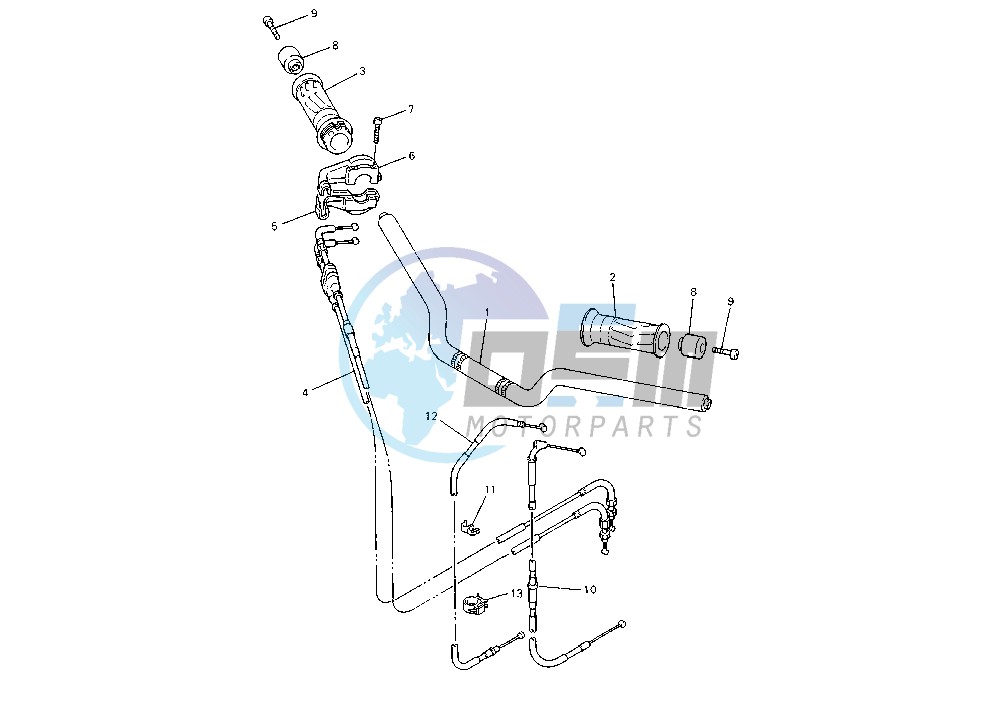 STEERING HANDLE -CABLE