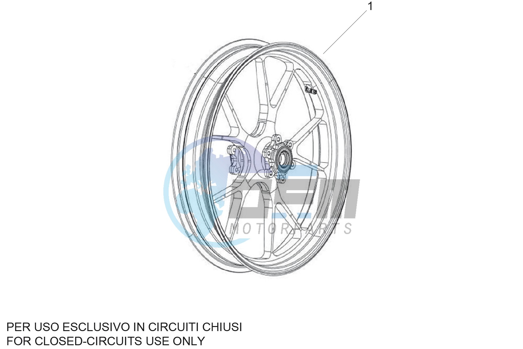 Front wheel assembly