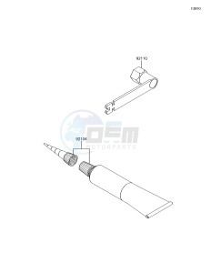 KX85 KX85CJF EU drawing Owner's Tools