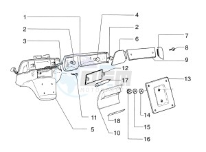 Sfera 125cc drawing Tail light