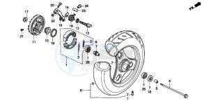 SK50M drawing FRONT WHEEL (1)