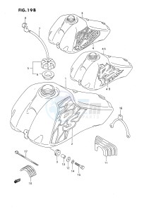 DS80 (E24) drawing FUEL TANK (MODEL N P R S)