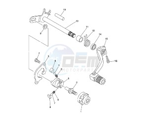 WR F 250 drawing SHIFT SHAFT