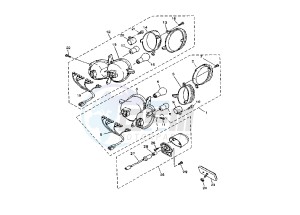 YP E MAJESTY 125 drawing TAILLIGHT