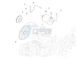 Liberty 125 iGet 4T 3V ie ABS (EMEA) drawing Stater - Electric starter