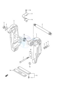 DF 250 drawing Clamp Bracket (DF 250S)