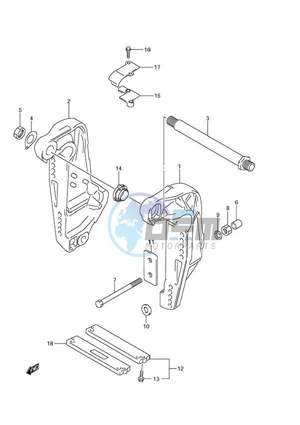 Clamp Bracket (DF 250S)