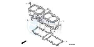 CB1300A9 Europe Direct - (ED / ABS MME TWO) drawing CYLINDER