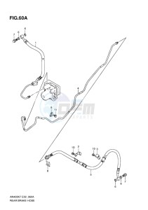 AN400 ABS BURGMAN EU-UK drawing REAR BRAKE HOSE