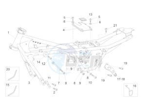 V7 Racer 750 USA-CND drawing Frame I