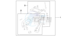 VFR800A9 Ireland - (EK / ABS MME) drawing REAR CARRIER